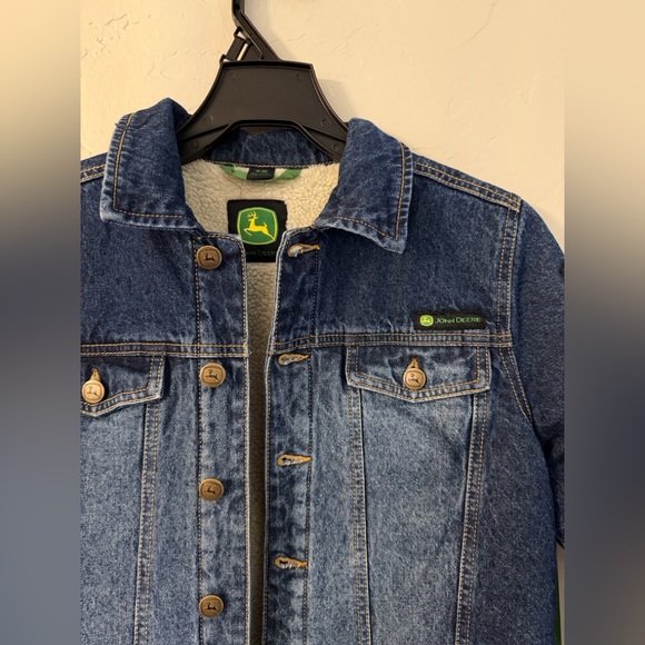John Deere Boys Denim Trucker Jacket, Medium (8) - Picture 2 of 6